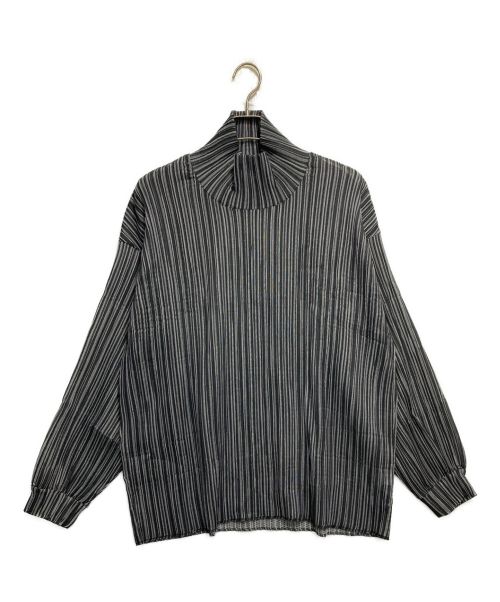 SHAREEF（シャリーフ）SHAREEF (シャリーフ) PLEATS HIGH-NECK P/O ブラック サイズ:2の古着・服飾アイテム