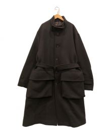 stein（シュタイン）の古着「OVER SLEEVE STAND COLLAR COAT」｜ブラウン