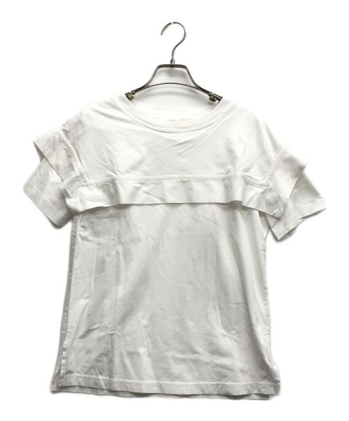 Chloe（クロエ）Chloe (クロエ) インサートTシャツ ホワイト サイズ:XSの古着・服飾アイテム
