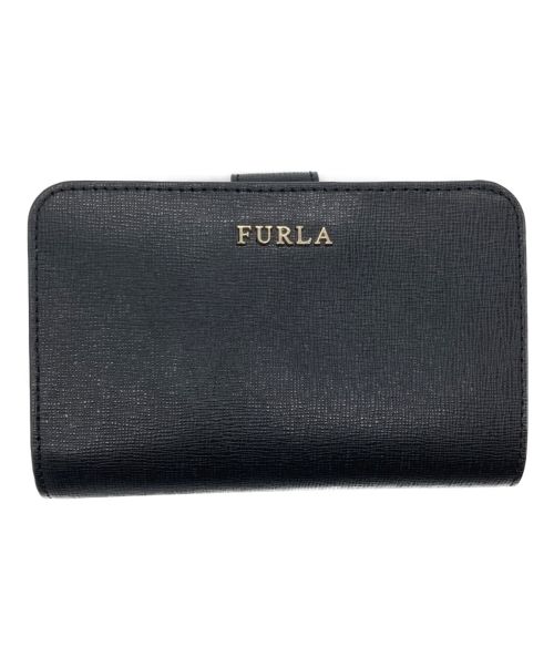 FURLA（フルラ）FURLA (フルラ) 2つ折り財布 ブラックの古着・服飾アイテム