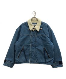 FACETASM（ファセッタズム）の古着「SHERPA DENIM JACKET」｜インディゴ