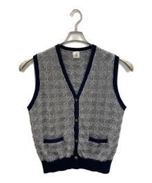 6(ROKU) BEAUTY&YOUTH（ロク ビューティーアンドユース）の古着「CHIDORI KNIT VEST」｜ネイビー