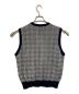 6(ROKU) BEAUTY&YOUTH (ロク ビューティーアンドユース) CHIDORI KNIT VEST ネイビー サイズ:表記なし：3980円