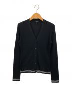 theoryセオリー）の古着「Regal Wool Cardi W Tipping」｜ブラック