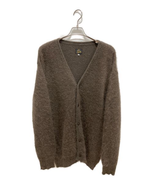 Needles（ニードルズ）Needles (ニードルズ) Mohair Cardigan-Solid ブラウン サイズ:Lの古着・服飾アイテム