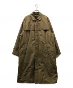 AURALEEオーラリー）の古着「HIGH COUNT CLOTH BATTING LONG COAT/A7AC01BT」｜ブラウン