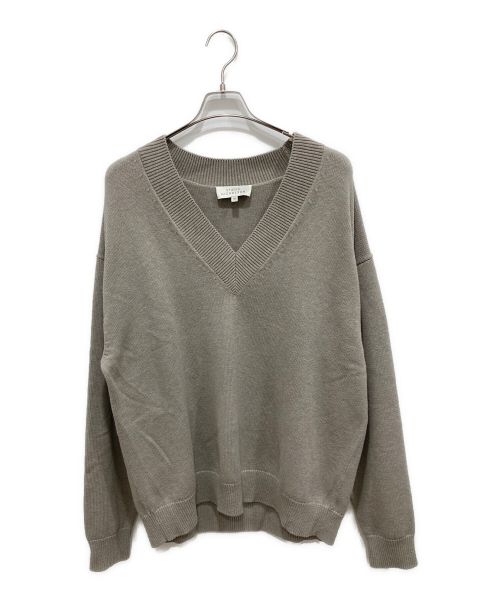 STUDIO NICHOLSON（スタジオニコルソン）STUDIO NICHOLSON (スタジオニコルソン) MERINO COTTON KNITWARE V NECK JUMPER グレー サイズ:Mの古着・服飾アイテム