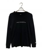 YOHJI YAMAMOTO×New Eraヨウジヤマモト×ニューエラ）の古着「YY Inc. LOGO ALLBRAND PRINT Long Sleeve」｜ブラック