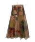 Ameri VINTAGE（アメリヴィンテージ）の古着「und willow paint pleats skirt」｜ブラウン