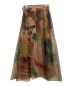 Ameri VINTAGE (アメリヴィンテージ) und willow paint pleats skirt ブラウン サイズ:M：11000円