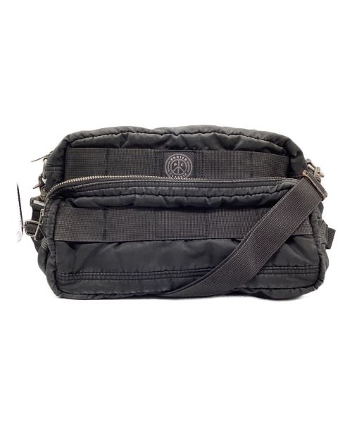 Porter Classic（ポータークラシック）Porter Classic (ポータークラシック) SUPER NYLON WAIST BAG ブラックの古着・服飾アイテム