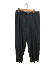 BLURHMS（ブラームス）の古着「Wool Rayon Silk Super Wide Slacks」｜グレー