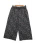 SOIL（ソイル）の古着「40'S POPLIN FLOWER PRINT WIDE EASY PANTS」｜ブラック