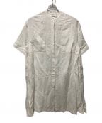 normmentノーメント）の古着「LINEN COTTON LADDER LACE DRESS」｜ホワイト