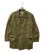 Y'sワイズ）の古着「COTTON TWILL 7 POCKET WORK JACKET」｜カーキ