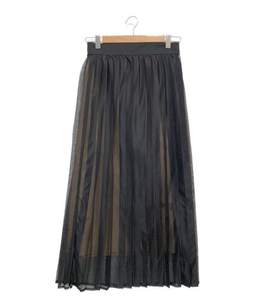ELENDEEK（エレンディーク）ELENDEEK (エレンディーク) カールマイヤープリーツセットスカート ブラック サイズ:2の古着・服飾アイテム