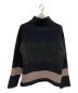 OUR LEGACY (アワーレガシー) Raglan Turtleneck Striped Needled ブラック サイズ: 48(L)：21800円