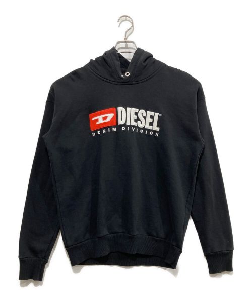 DIESEL（ディーゼル）DIESEL (ディーゼル) プルオーバーパーカー ブラック サイズ:Sの古着・服飾アイテム