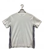 BURBERRY LONDONバーバリーロンドン）の古着「サイドTBロゴラインTシャツ」｜ホワイト
