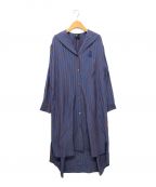 KEITA MARUYAMAケイタマルヤマ）の古着「Stripe Sailor シャツドレス」｜ブルー