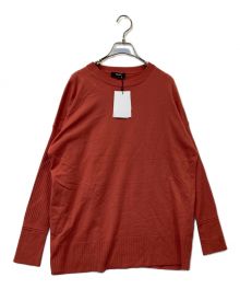 theory（セオリー）の古着「Silky Wool Boxy PO ニット」｜レッド