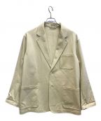 AURALEEオーラリー）の古着「LOOSE TWILL OVER JACKET コットンツイル2Bジャケット」｜ベージュ