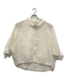 Gabardine K.T（ギャバシンケーティー）の古着「紙の糸平織りブルゾン」｜ホワイト