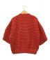 CLANE (クラネ) 3D DOT HALF SLEEVE KNIT CARDIGAN レッド サイズ:1：5000円