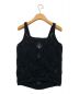 6(ROKU) BEAUTY&YOUTH (ロク ビューティーアンドユース) LILY YARN SUKASHI KNIT CAMI ブラック サイズ:-：9800円