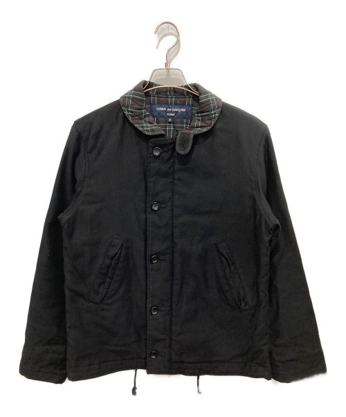 COMME des GARCONS HOMME（コムデギャルソン オム）COMME des GARCONS HOMME (コムデギャルソン オム) コットンジャケット ブラック サイズ:Sの古着・服飾アイテム