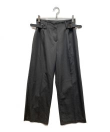 OF ALL FORM（オフオールフォーム）の古着「SIDE BELTED SLACKS」｜グレー