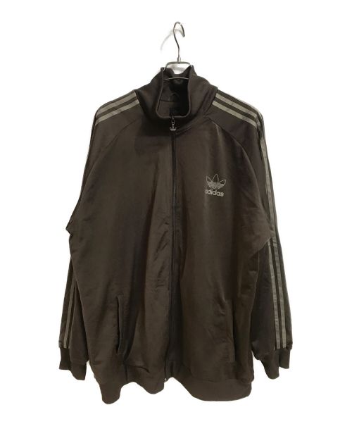 adidas（アディダス）adidas (アディダス) トラックジャケット ブラウン サイズ:XLの古着・服飾アイテム