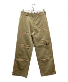 myne×Dickies（マイン×ディッキーズ）の古着「Crazy Zips Double Knee Pants」｜ベージュ