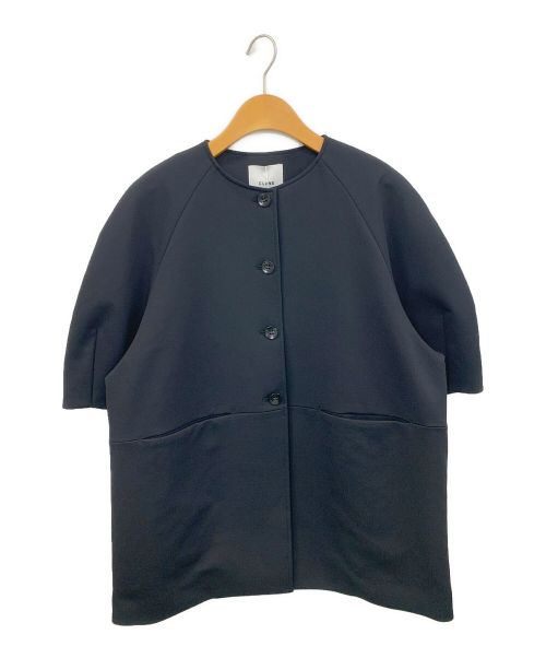 CLANE（クラネ）CLANE (クラネ) HALF SLEEVE COCOON JACKET ブラック サイズ:1の古着・服飾アイテム