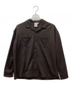 X-GIRLエックスガール）の古着「JACQUARD JERSEY L/S SHIRT」｜ブラウン