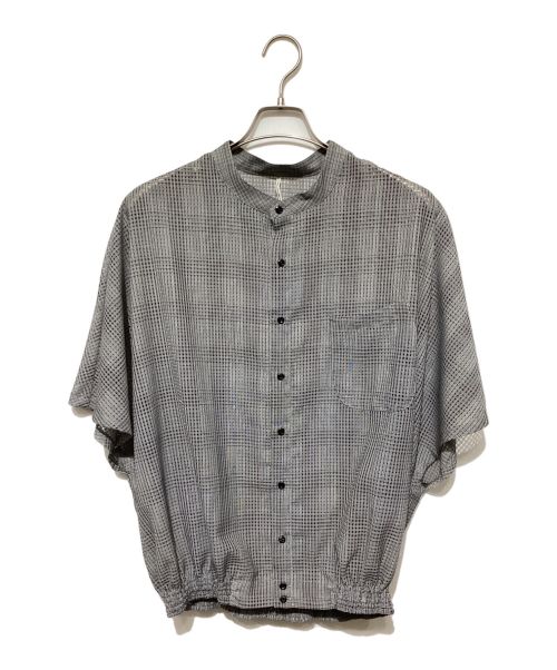 m's braque（エムズブラック）m's braque (エムズブラック) KITE SHIRTS BLOUSON　シャツブルゾン グレー サイズ:40の古着・服飾アイテム