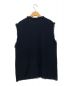 ADAWAS (アダワス) SUMMER TWEED KNIT VEST ネイビー サイズ:FREE：11000円