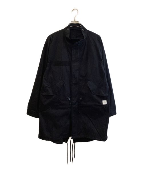 uniform experiment（ユニフォームエクスペリメント）uniform experiment (ユニフォームエクスペリメント) SLEEVE PANELED MODS COAT ブラック サイズ:4の古着・服飾アイテム