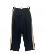 IROQUOISイロコイ）の古着「E / SUEDE WIDEPANTS」｜ブラック