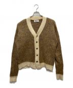 DISCOVEREDディスカバード）の古着「SHAGGY KNIT CARDIGAN/モヘアカーディガン」｜ブラウン