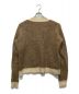 DISCOVERED (ディスカバード) SHAGGY KNIT CARDIGAN/モヘアカーディガン ブラウン サイズ:F：9000円