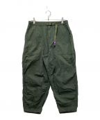 THE NORTHFACE PURPLELABELザ・ノースフェイス パープルレーベル）の古着「Ripstop Wide Cropped Pants」｜オリーブ