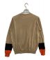 SOPHNET. (ソフネット) COLOR BLOCK CREW NECK KNIT ベージュ サイズ:M：3980円