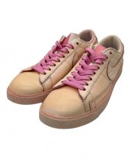 NIKE (ナイキ) COMME des GARCONS GIRL (コムデギャルソンガール) 製品染め 加工 スニーカー ピンク サイズ:24.5