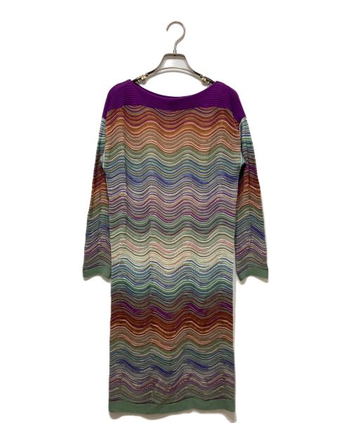 missoni（ミッソーニ）MISSONI (ミッソーニ) ニットワンピース グリーン サイズ:-の古着・服飾アイテム