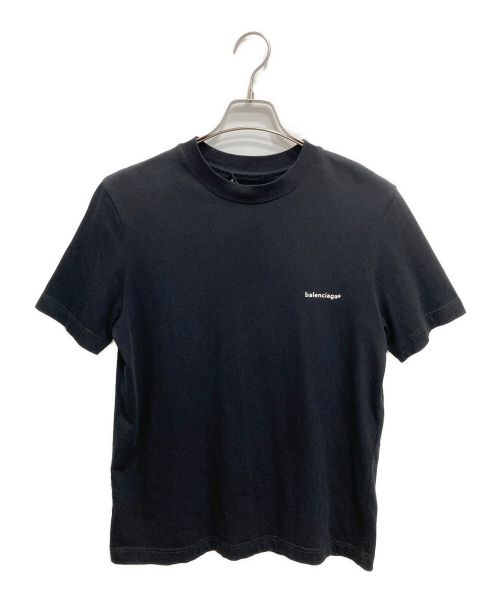 BALENCIAGA（バレンシアガ）BALENCIAGA (バレンシアガ) スモールロゴTシャツ ブラック サイズ:Sの古着・服飾アイテム