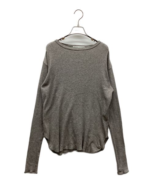 L'appartement（アパルトモン）L'appartement (アパルトモン) Rib L/S T-SH グレー サイズ:Freeの古着・服飾アイテム