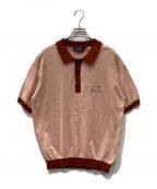 SPECIAL GUESTスペシャルゲスト）の古着「S/S Knit Polo Shirts」｜ピンク