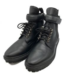 BALENCIAGA（バレンシアガ）の古着「Gored Ankle Strap Boot」｜ブラック