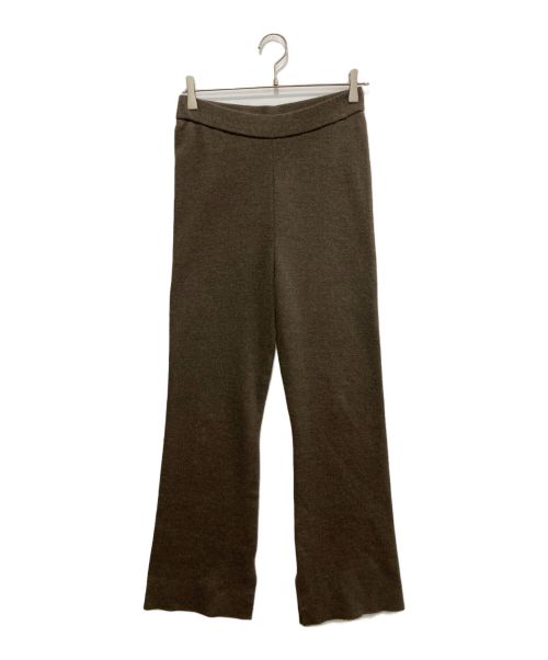 MUSE de Deuxieme Classe（ミューズ ドゥーズィエム クラス）MUSE de Deuxieme Classe (ミューズ ドゥーズィエム クラス) URBAN Knit Pants ブラウン サイズ:36の古着・服飾アイテム